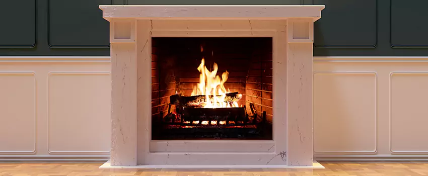 Decorative Electric Fireplace Installation in Georgetown, Texas
