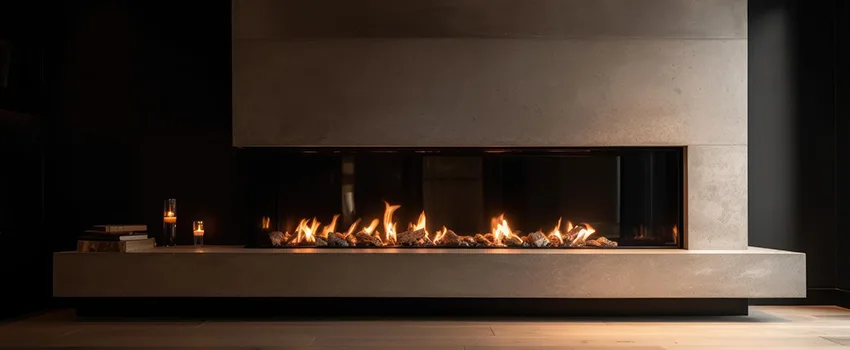 Gas Fireplace Ember Bed Design Services in Georgetown, Texas
