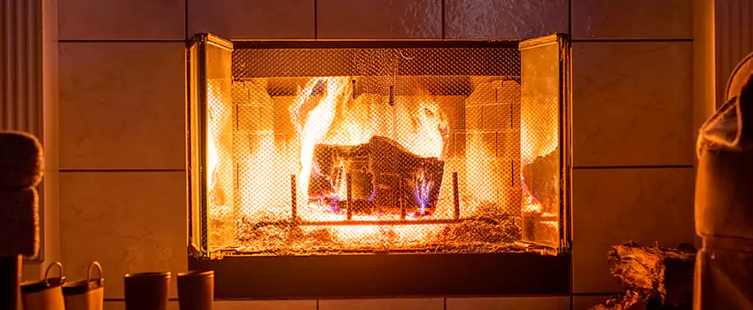 Mendota Hearth Landscape Fireplace Installation in Georgetown, Texas