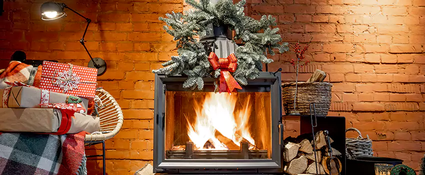 Travis Industries Linear Gas Fireplace Installation in Georgetown, Texas